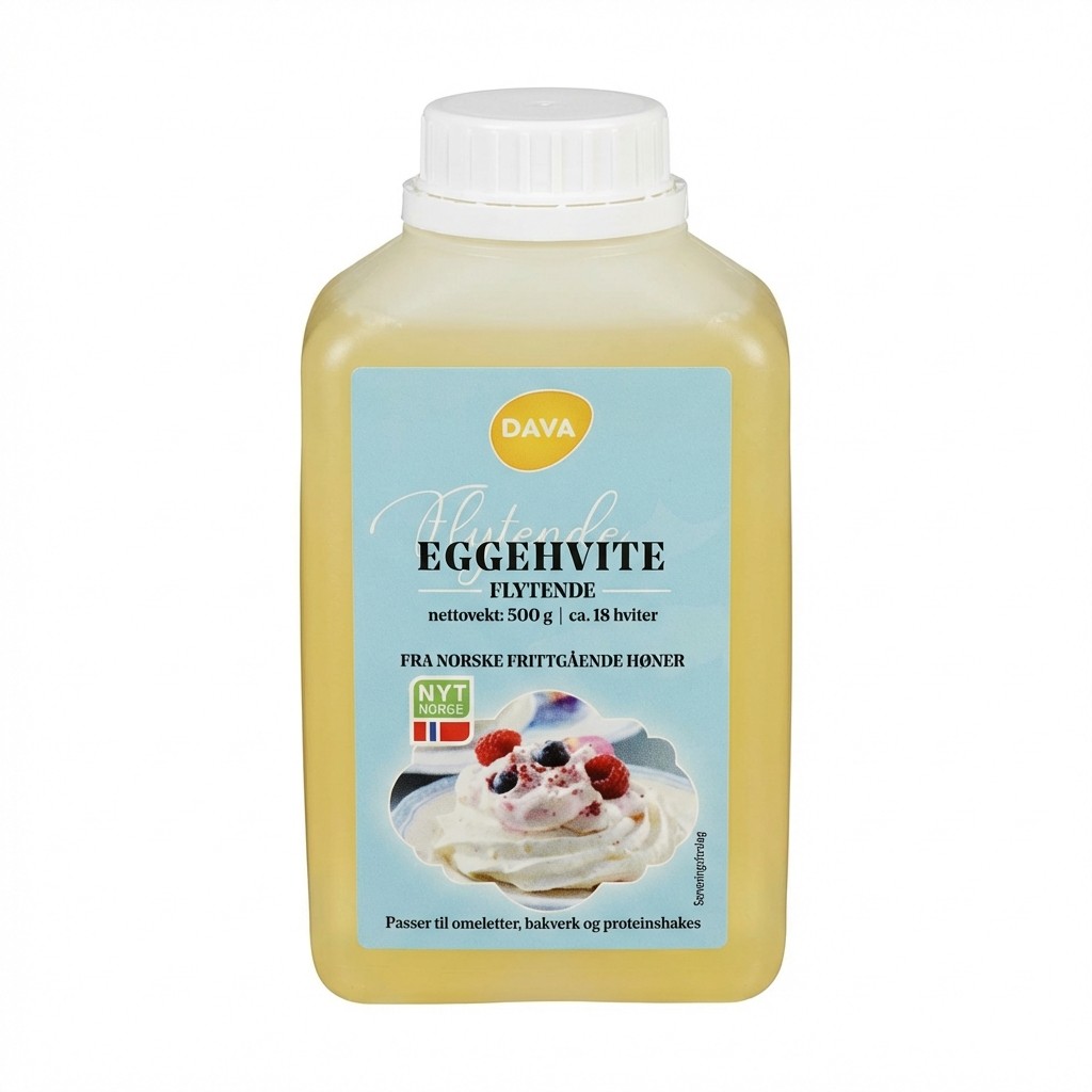 Flytende eggehvite 500g Dava