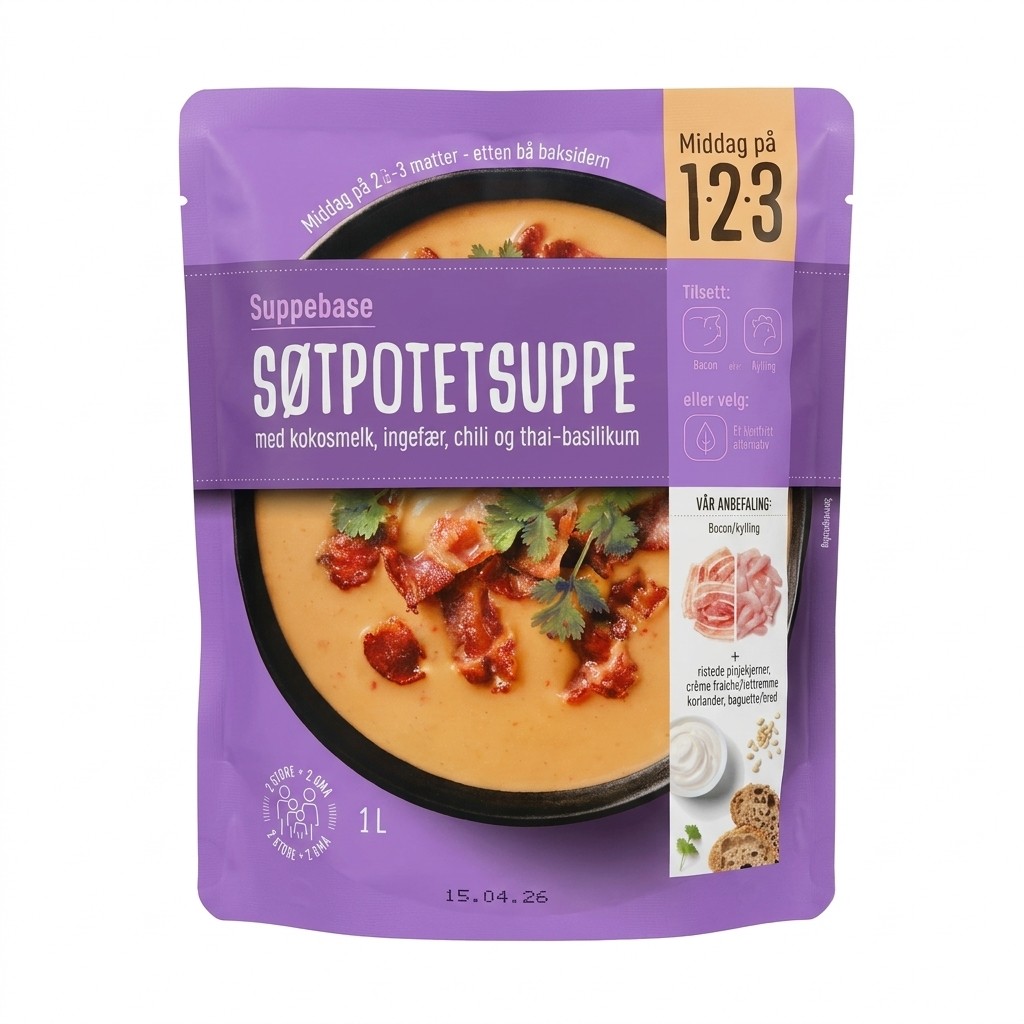 Søtpotetsuppe 1l MatBørsen
