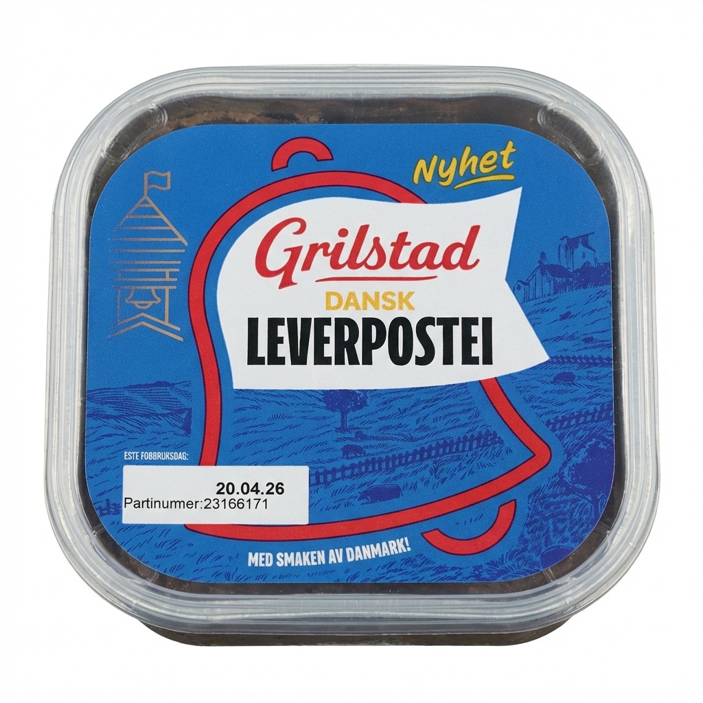 Dansk Leverpostei 185g Grilstad