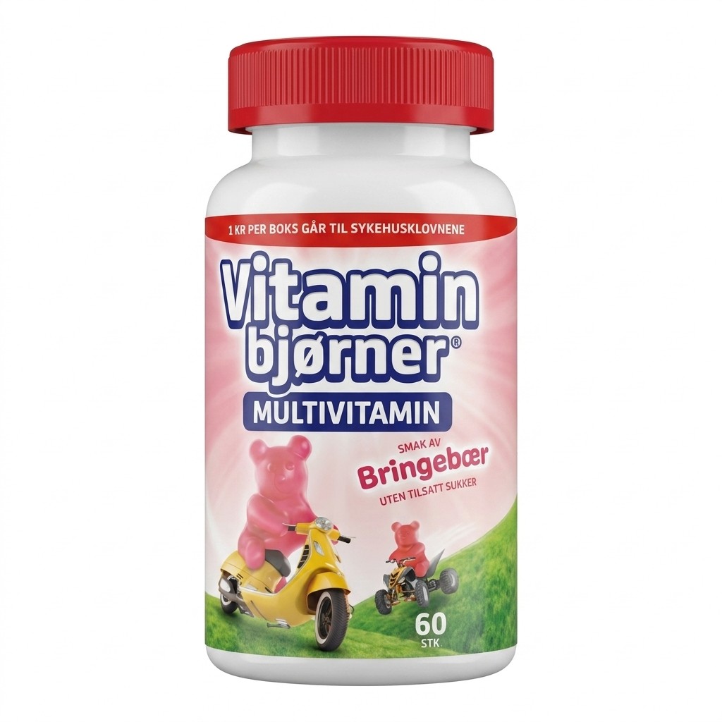 Vitaminbjørner Multivitamin 60 stk Orkla