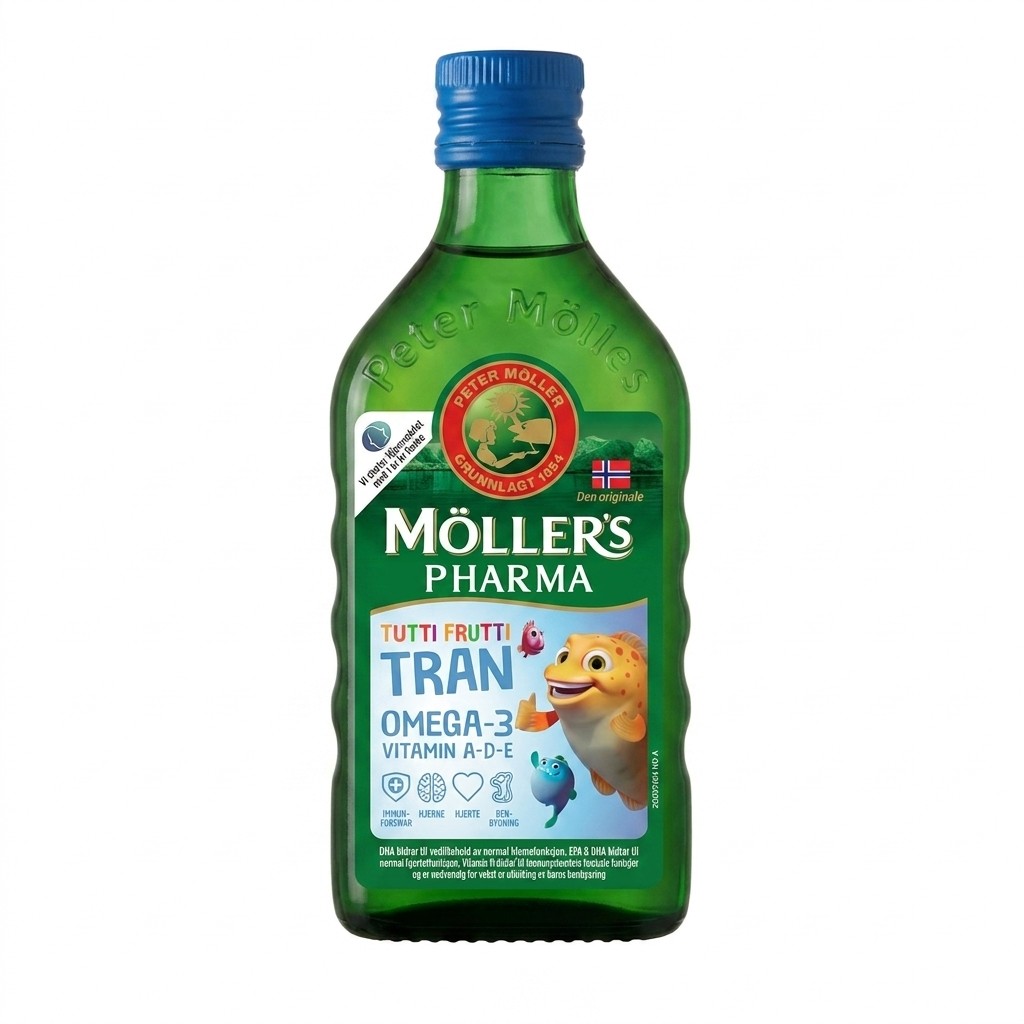 Tran Tutti Frutti 250ml Møllers Pharma