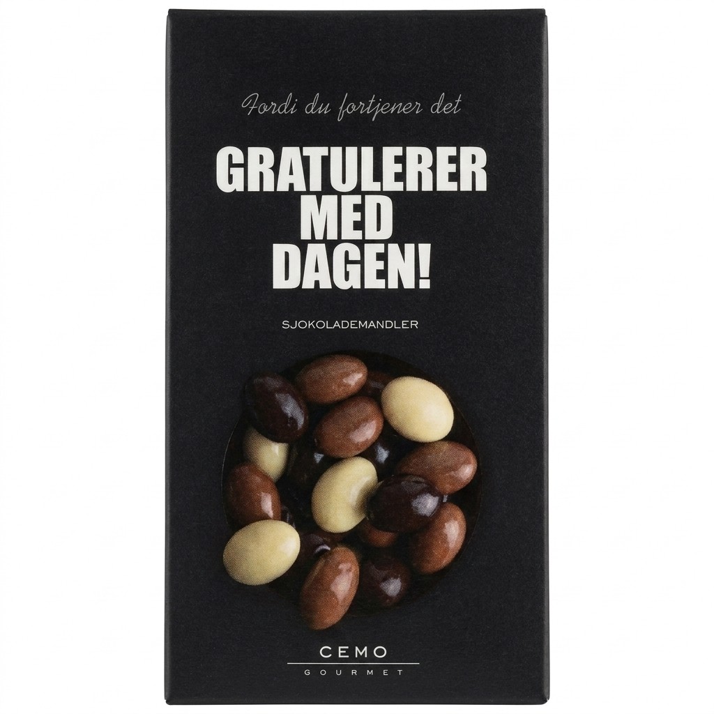Sjokolademandler 100g Cemo