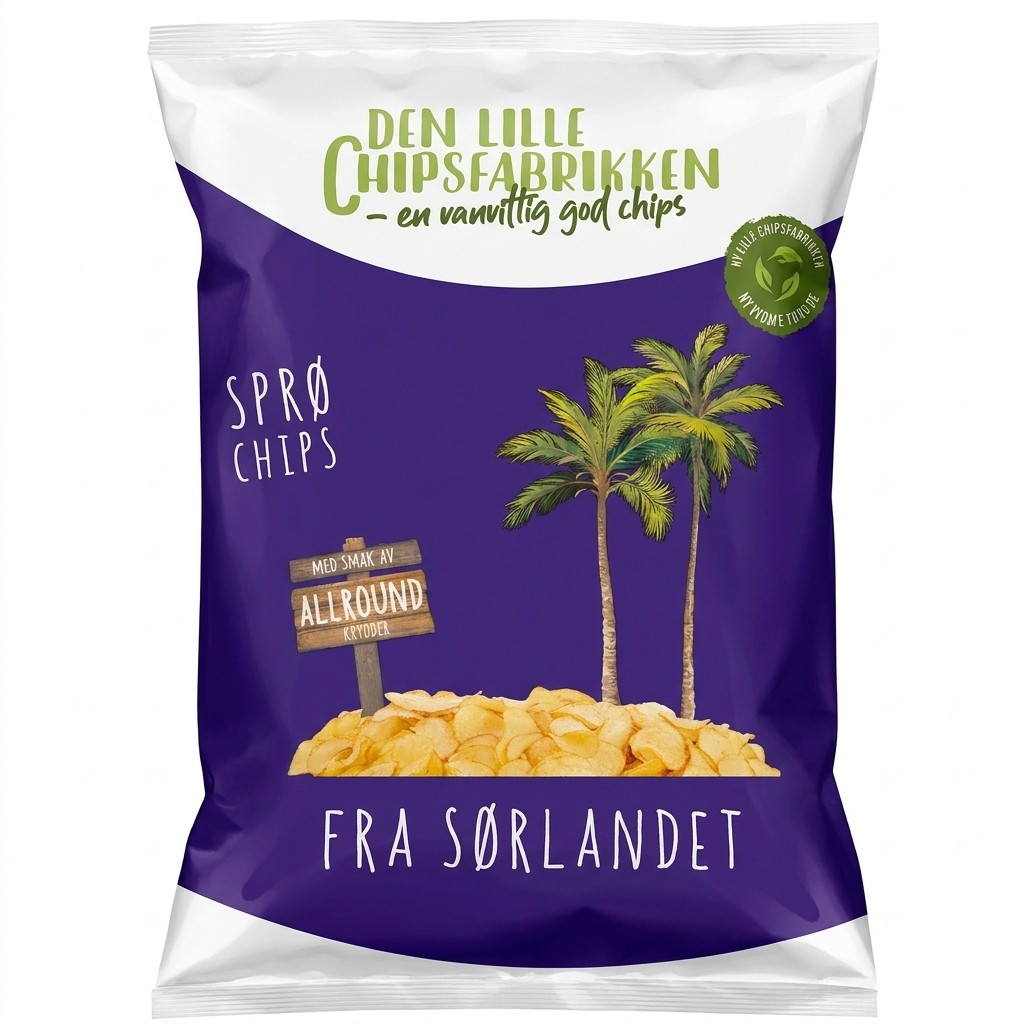 Sprø Chips Allround 85g Den Lille Chipsfabrikken