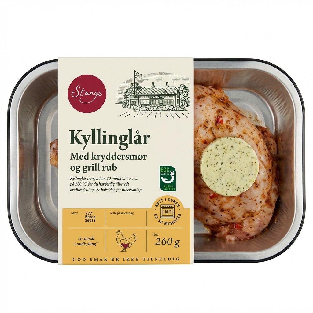 Kyllinglår Med Kryddersmør 260g Stange