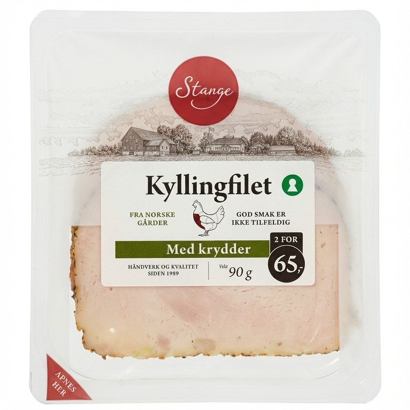 Kyllingfilet Med Krydder 90g Stange