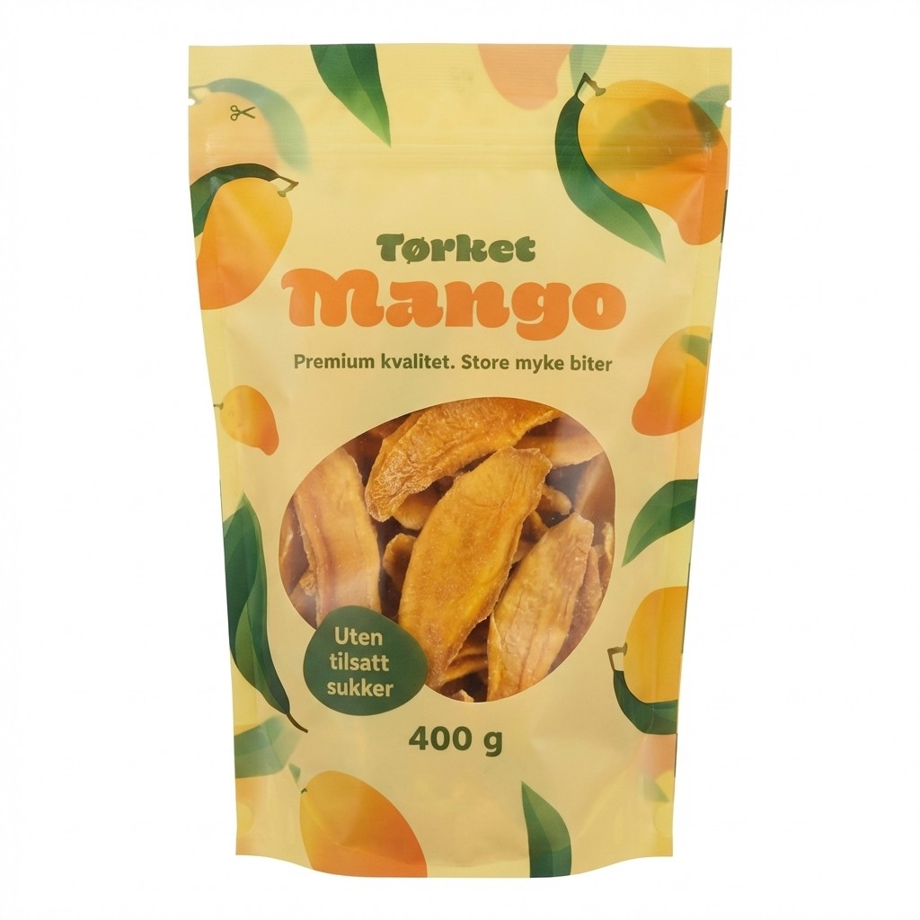 Tørket Mango 400g Sunkost