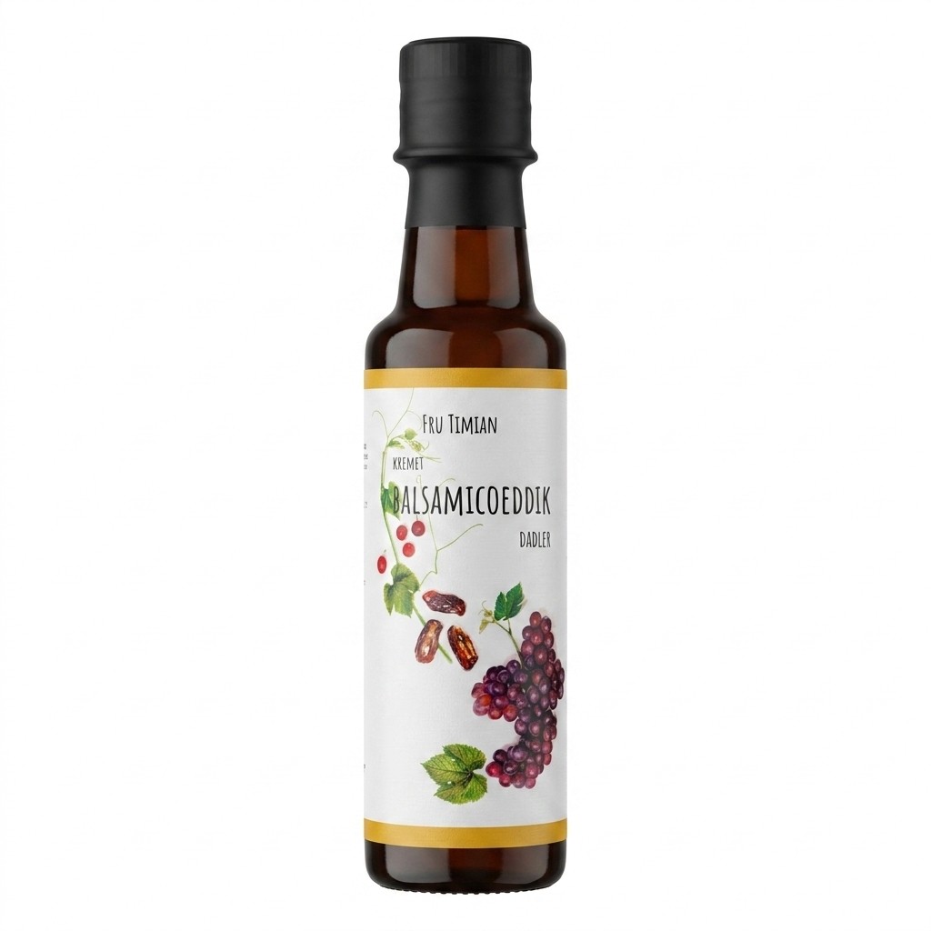 Kremet Balsamicoeddik Dadler 200ml Fru Timian