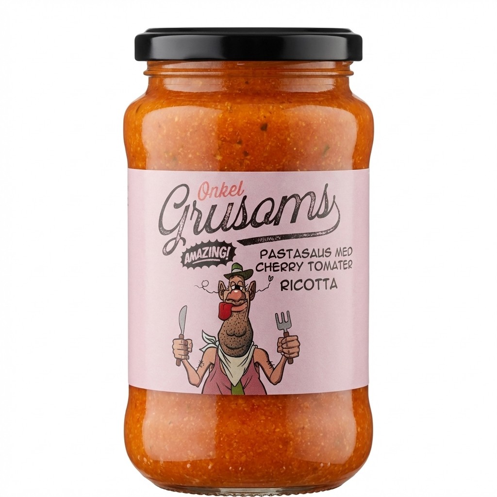 Pastasaus med Cherry Tomater Ricotta 400g Onkel Grusoms