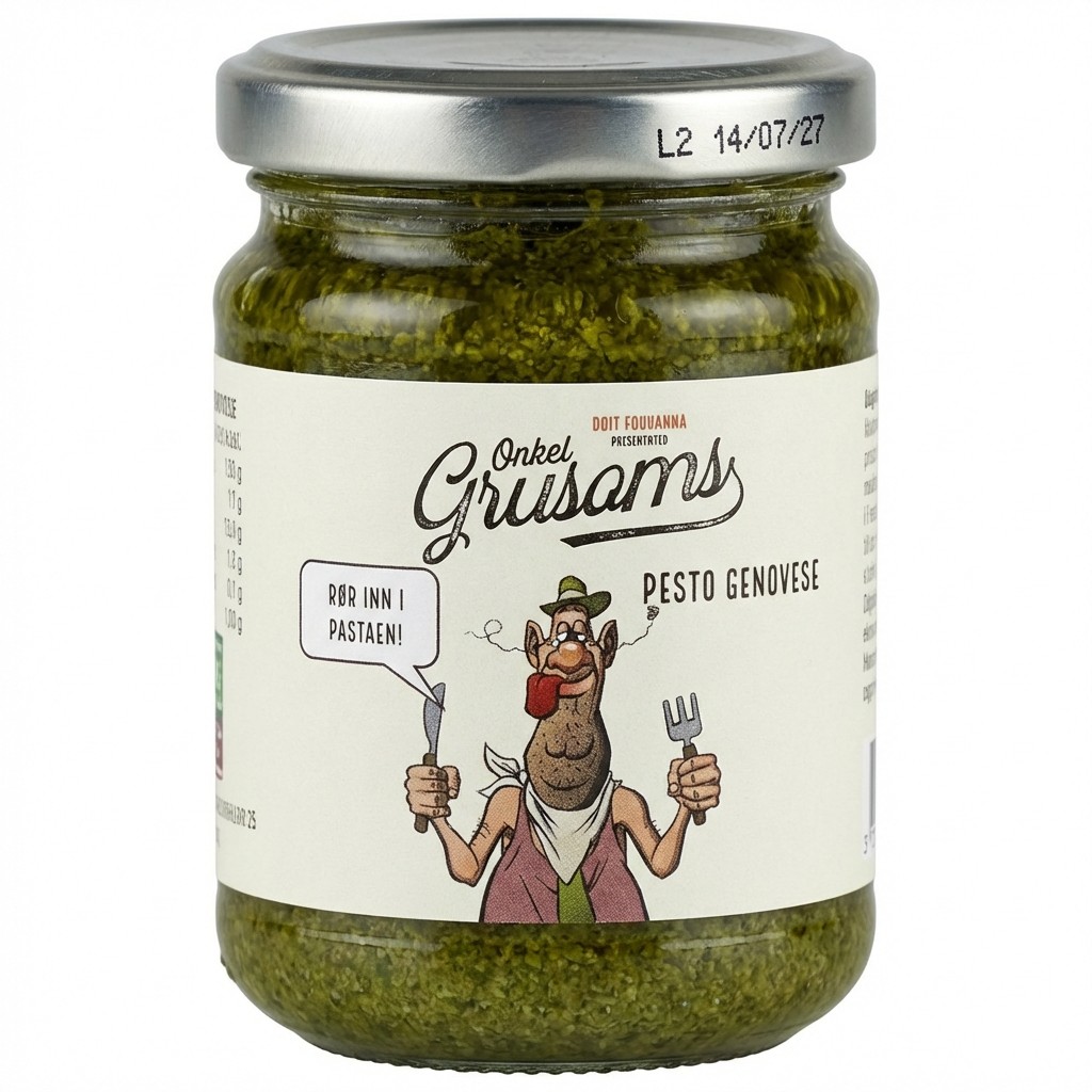 Pesto Genovese 135g Onkel Grusoms