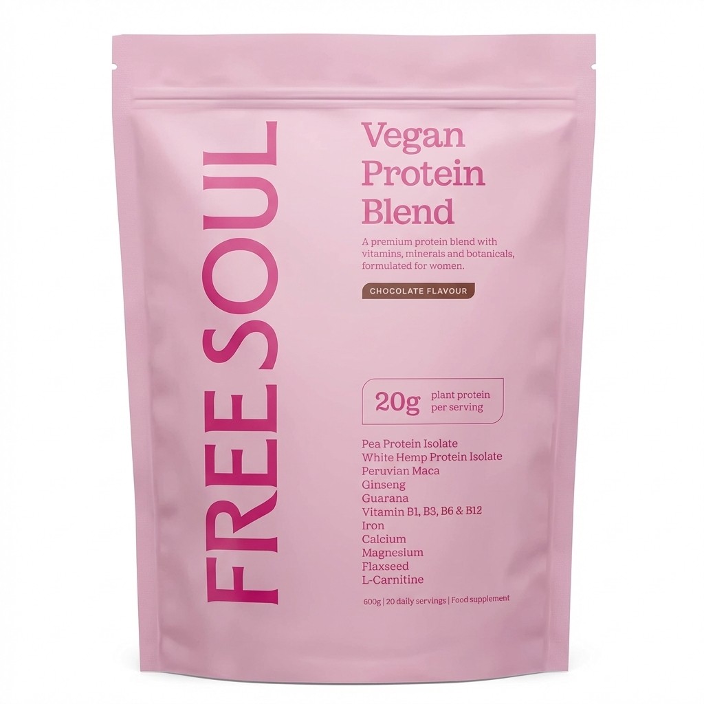 Free Soul Vegan Protein Blend Chocolate Flavour 600g
