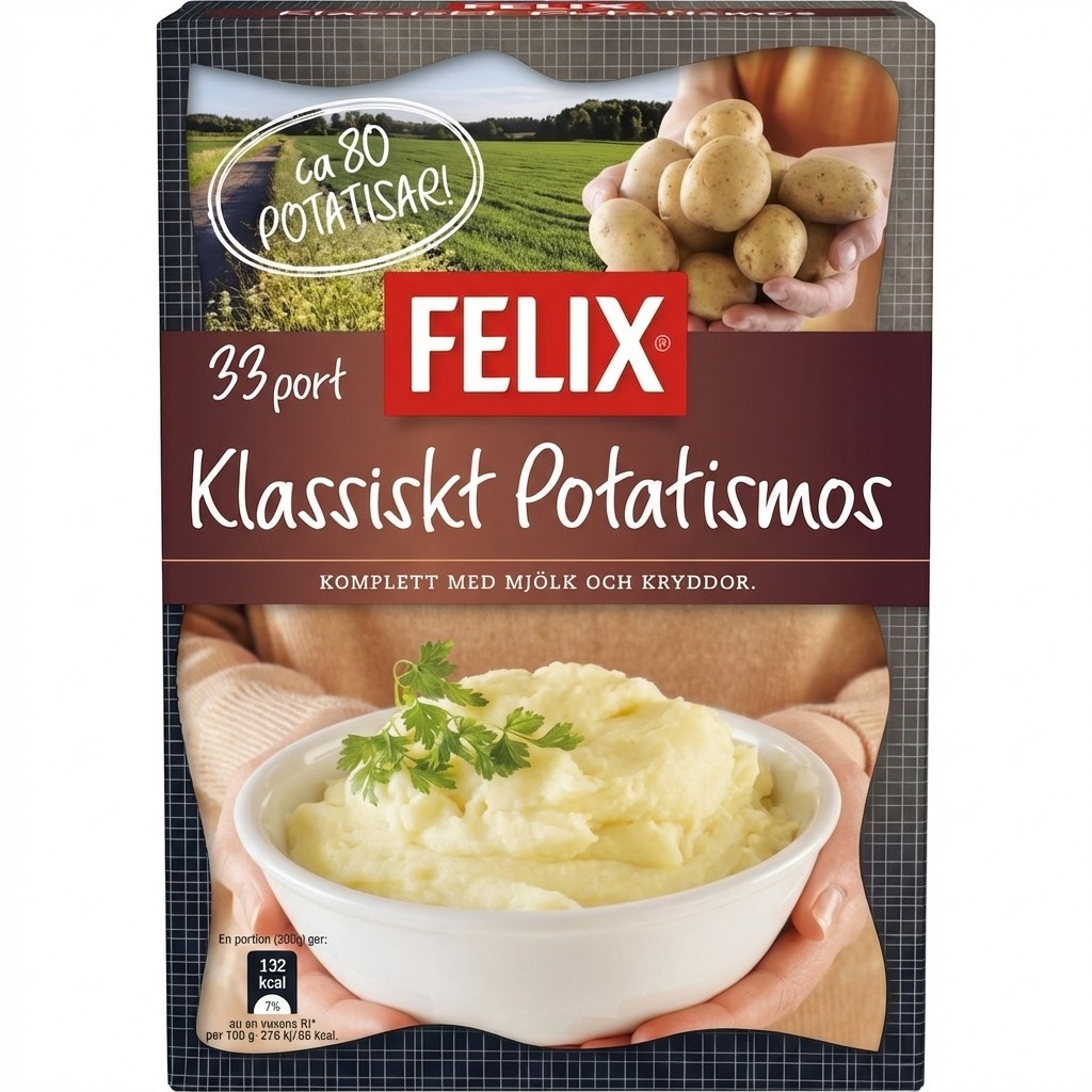 Klassiskt Potatismos 1243g Felix