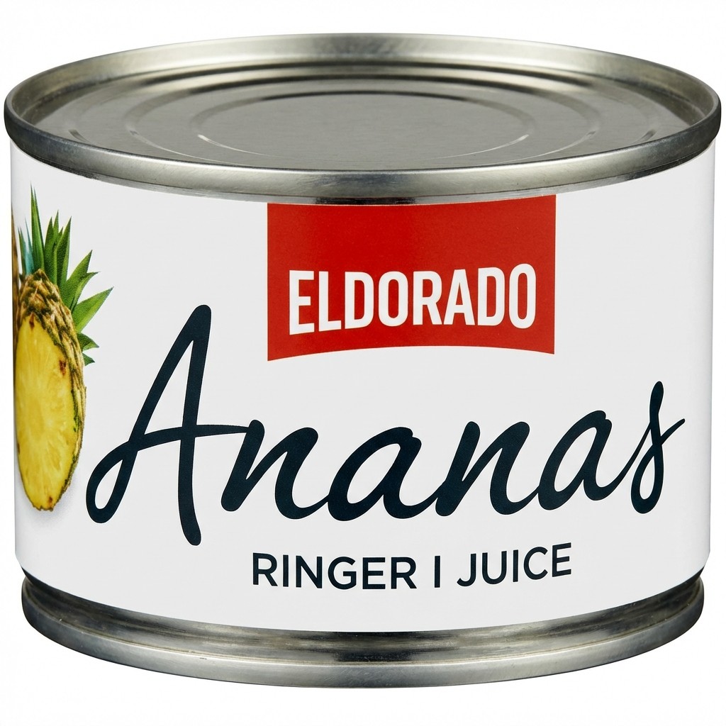 Ananas Ringer i Juice 227g Eldorado