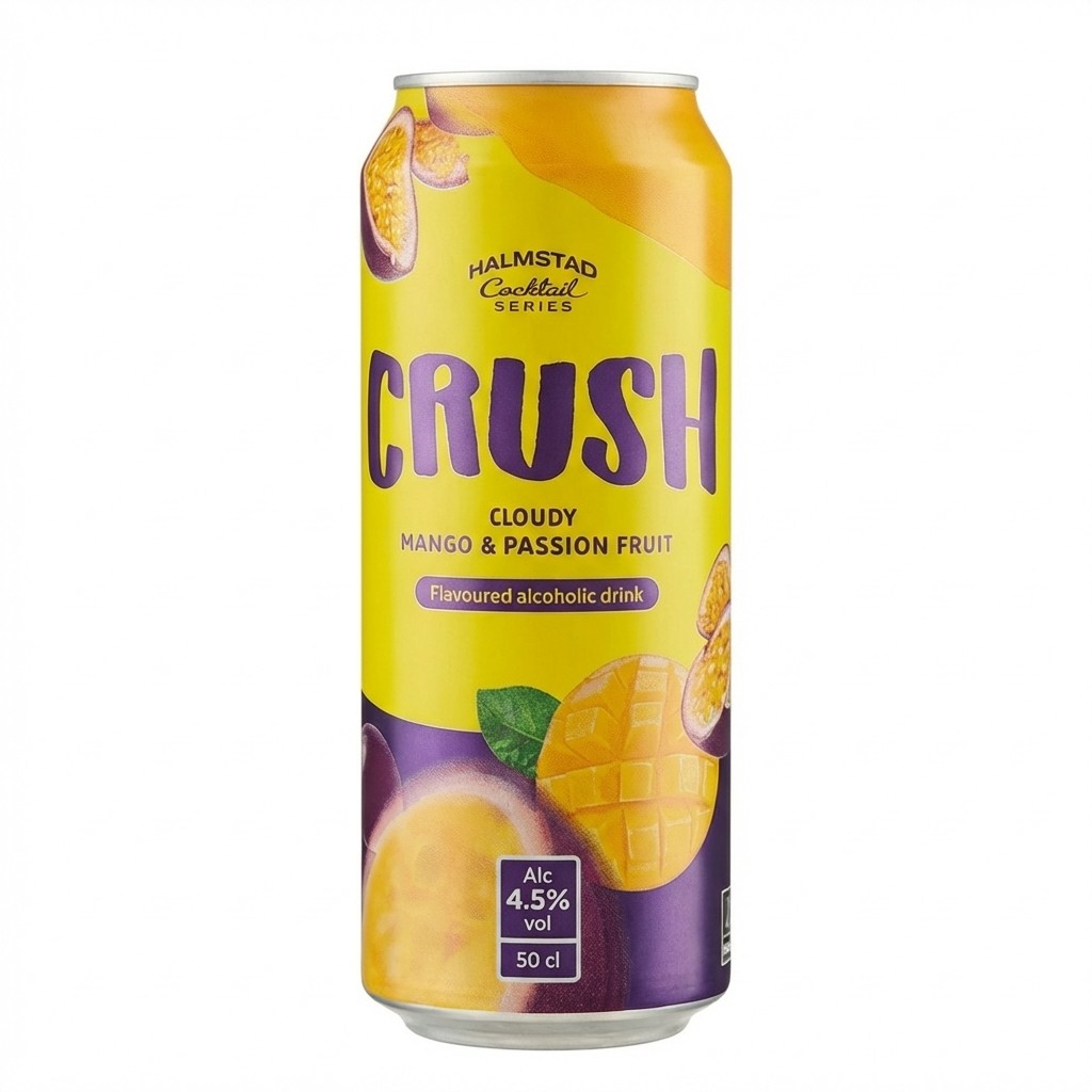 Crush Cloudy Mango & Passion Fruit 50cl Halmstad
