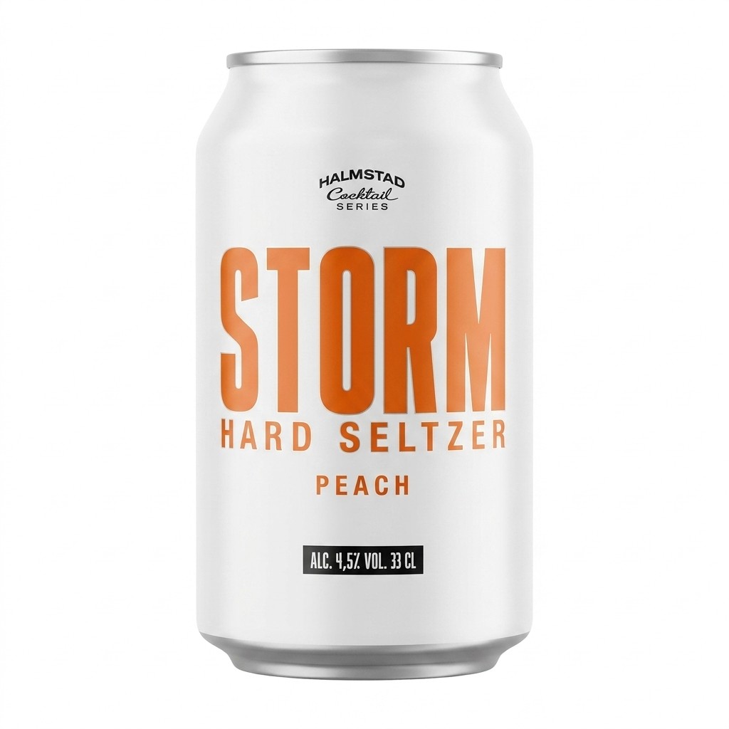 Storm Hard Seltzer Peach 33cl Halmstad