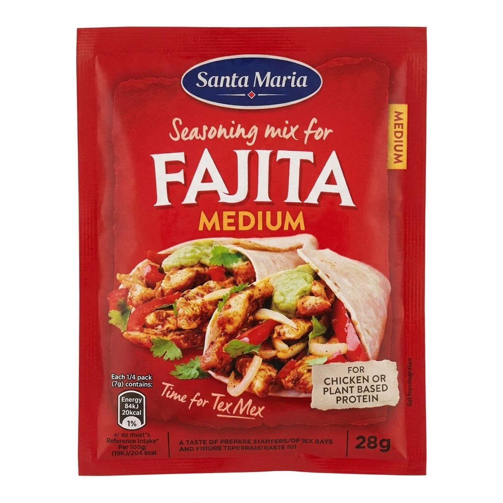 Santa Maria Fajita Seasoning Mix Medium 28g
