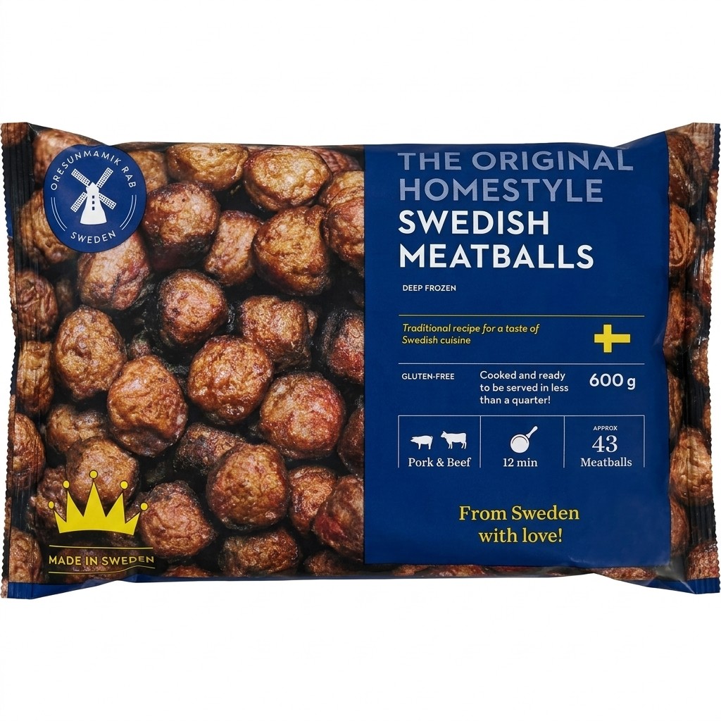 Homestyle Swedish Meatballs 600g