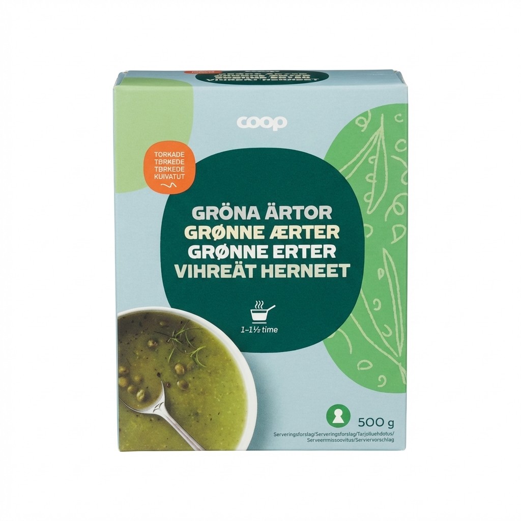 Grønne erter 500g Coop