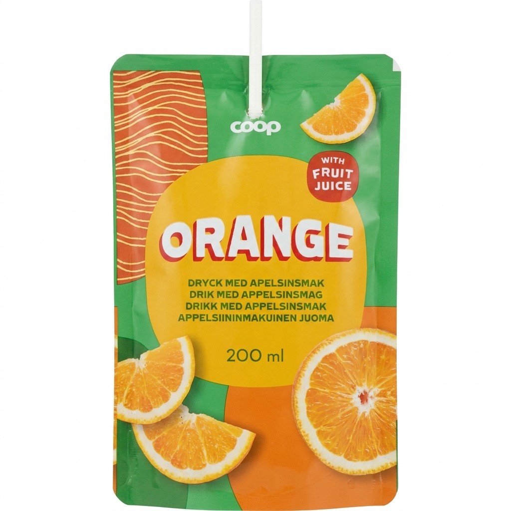 Appelsindrikk 200 ml Coop