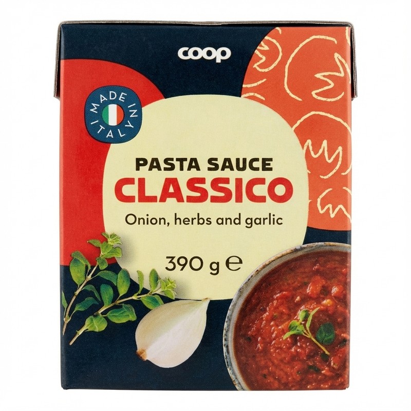 Pasta Sauce Classico 390g Coop