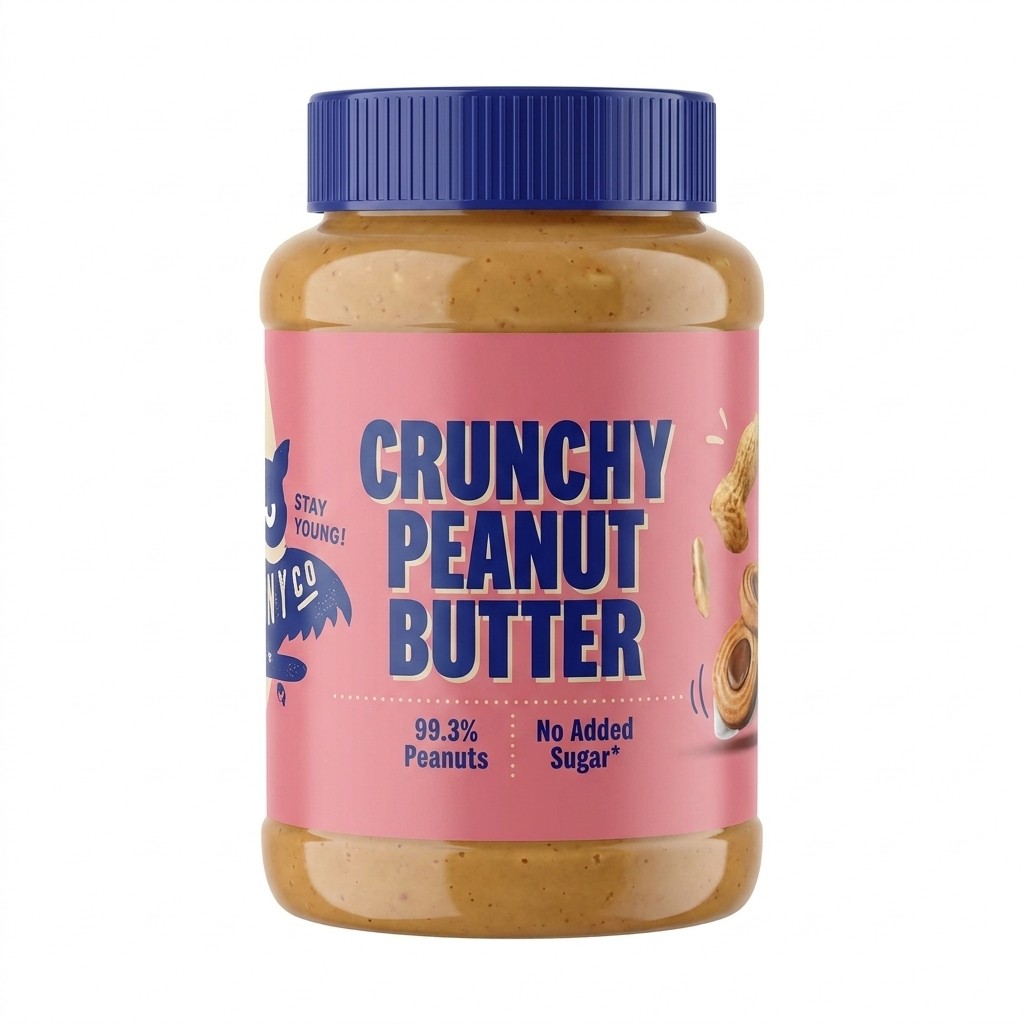 Crunchy Peanut Butter 700g HealthyCo