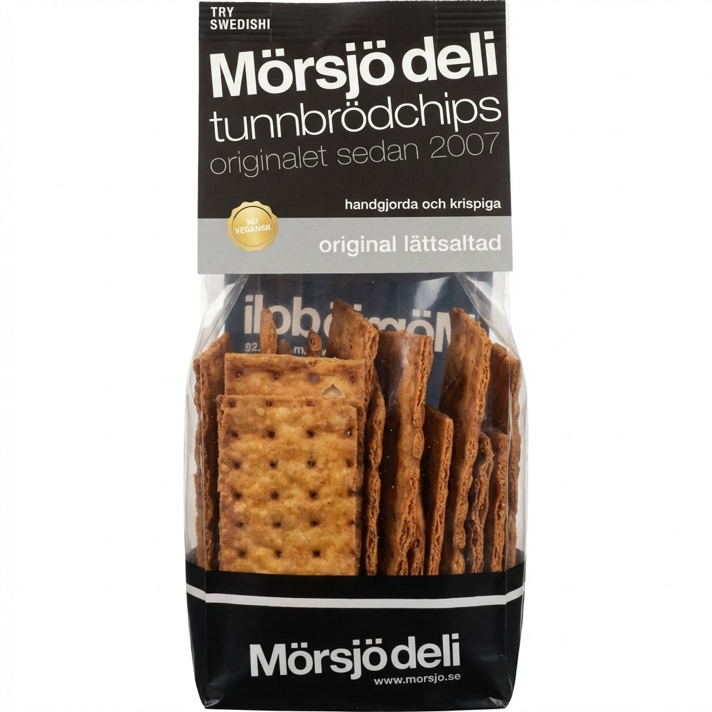Tunnbrödchips Original Lättsaltad 150g Mörsjö Deli