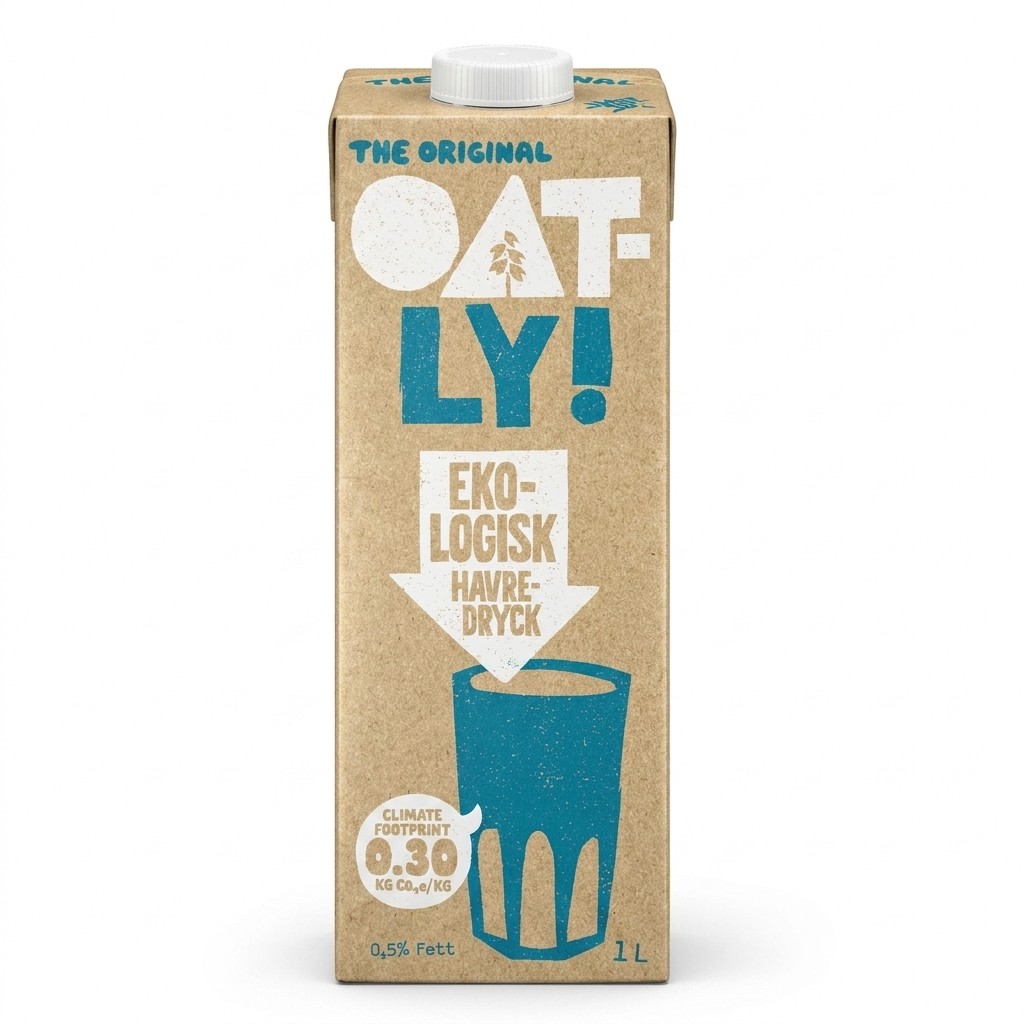 Økologisk Havredrikk 1l Oatly