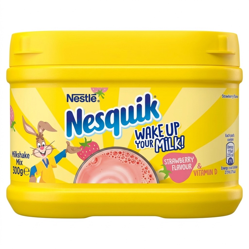 Nesquik Strawberry Flavour Milkshake Mix 300g