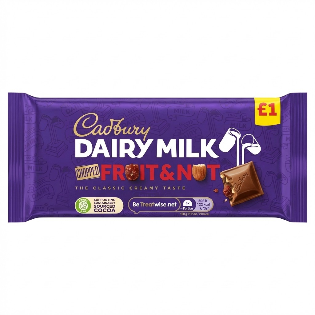 Cadbury Dairy Milk Fruit & Nut 95g