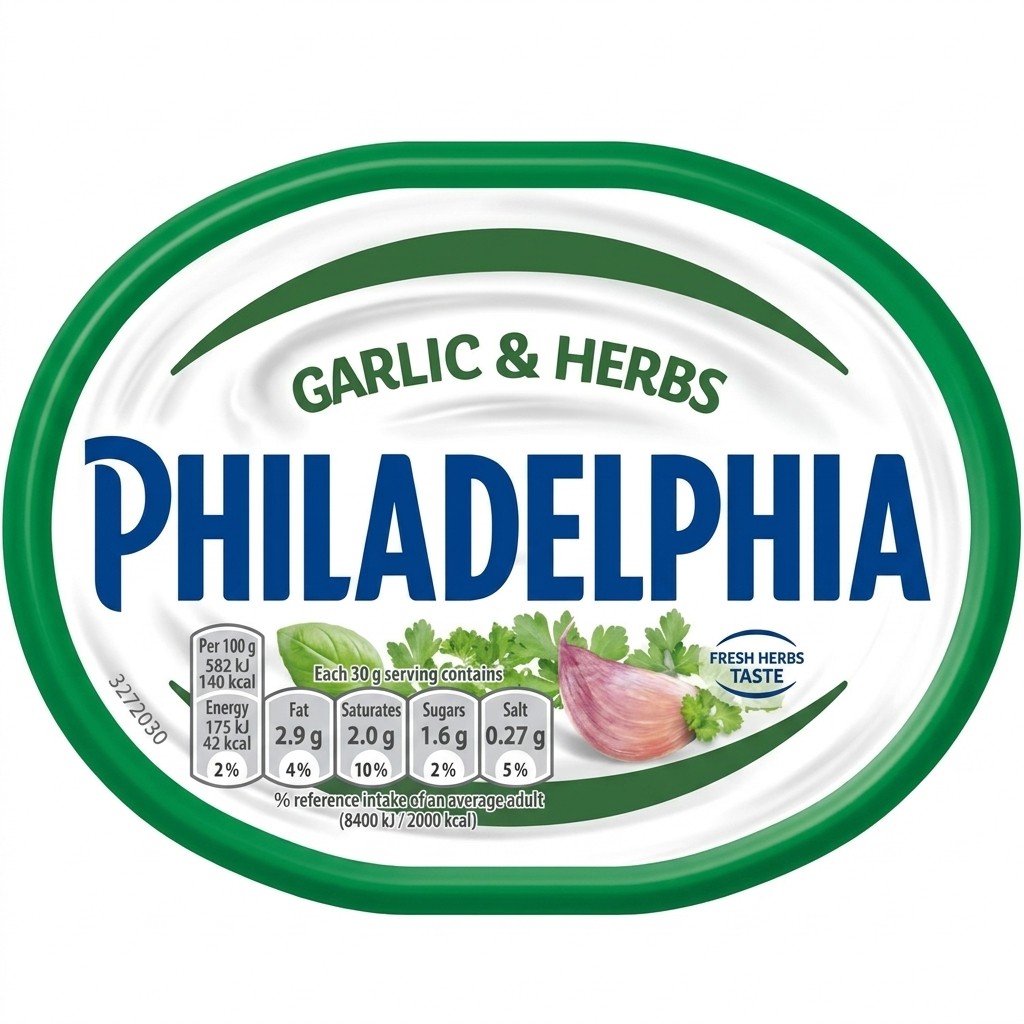 Philadelphia Garlic & Herbs 200g