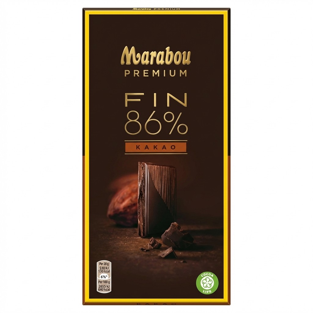 Premium Fin 86% Kakao 100g Marabou