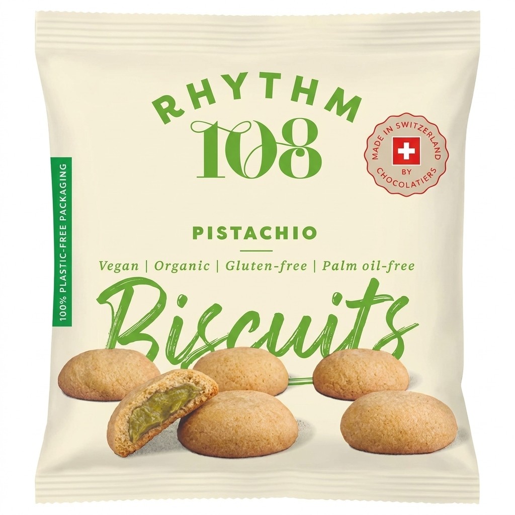 Rhythm 108 Pistachio Biscuits 135g