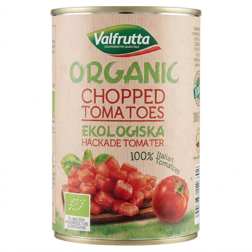Valfrutta Organic Chopped Tomatoes 400g