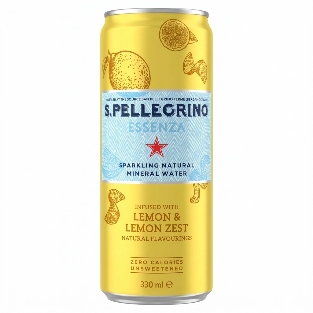 S.Pellegrino Essenza Lemon & Lemon Zest 330ml