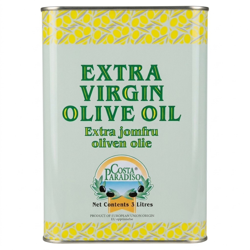 Olivenolje Extra Virgin 3l Costa Paradiso