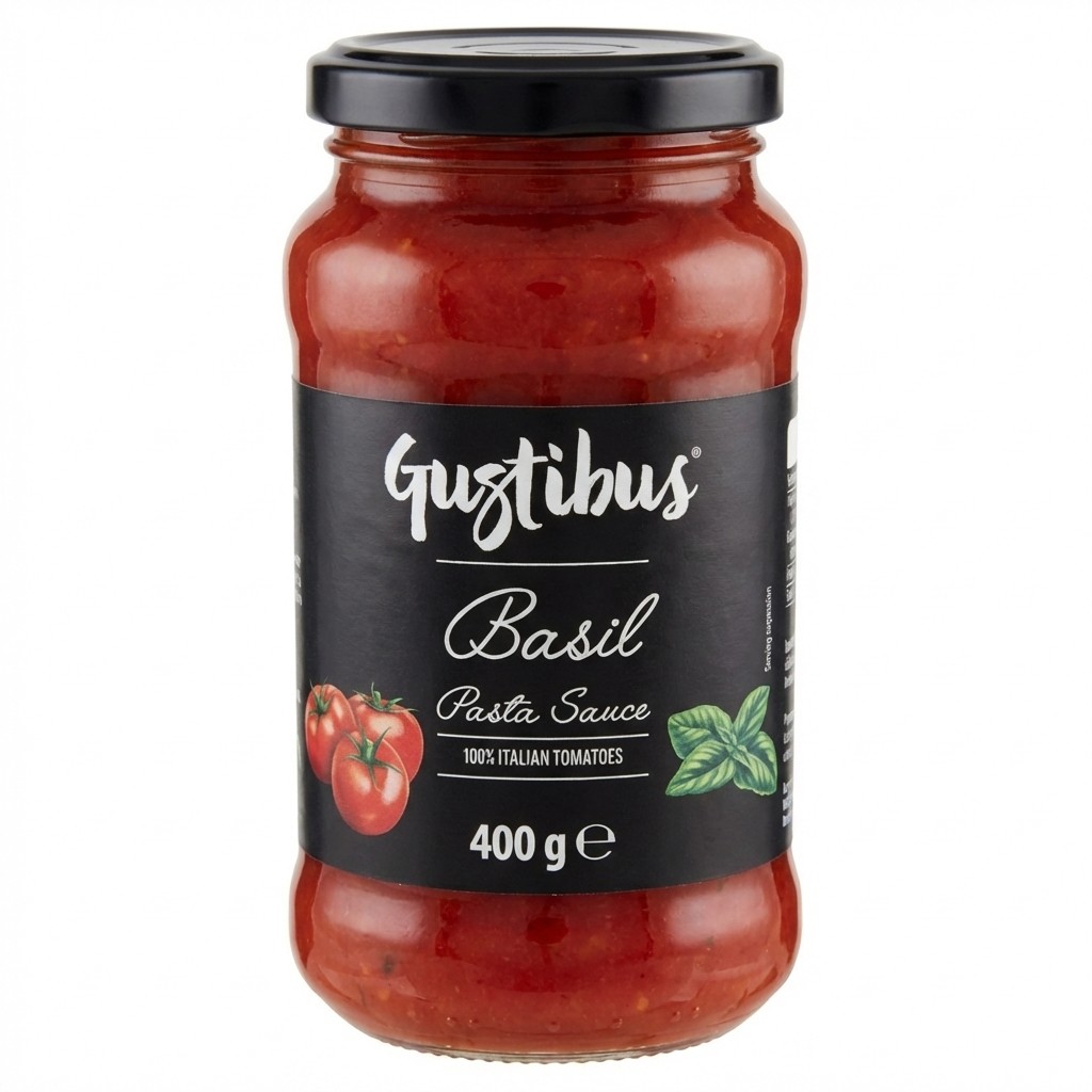 Gustibus Basil Pasta Sauce 400g