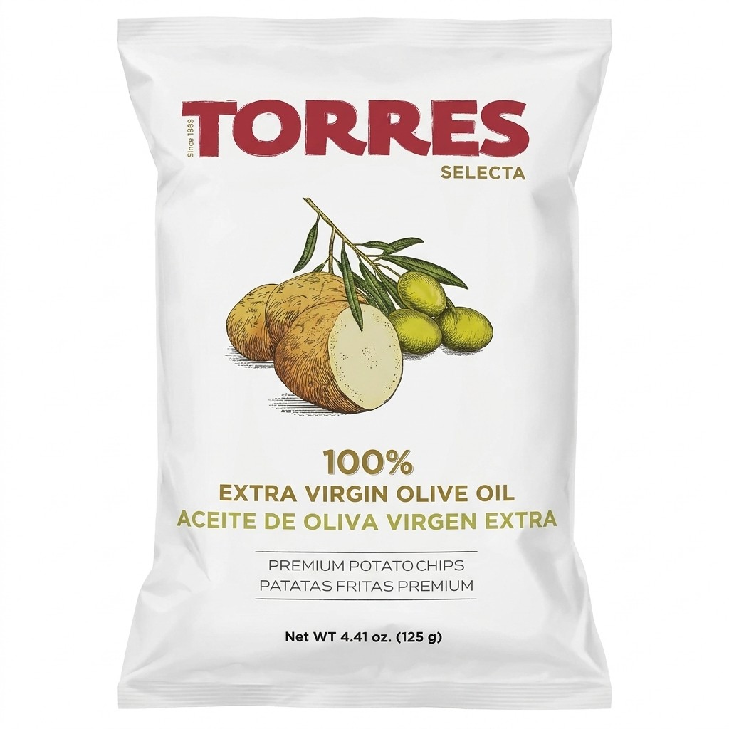 Torres Selecta Premium Potato Chips 125g