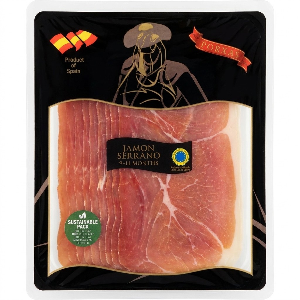 Serranoskinka 250g Porxas