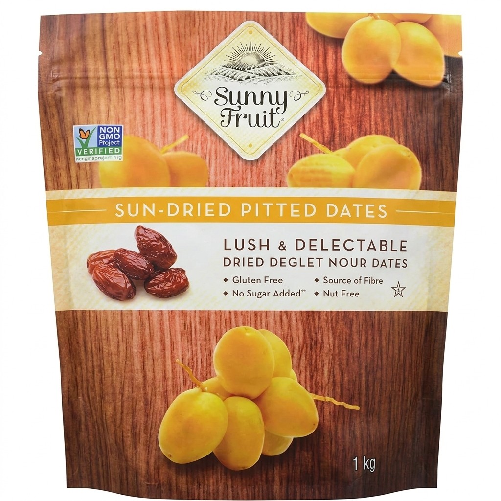 Sunny Fruit Sun-Dried Pitted Dates 1kg