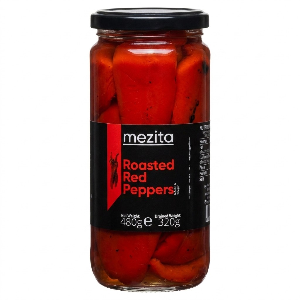 Mezita Roasted Red Peppers 480g