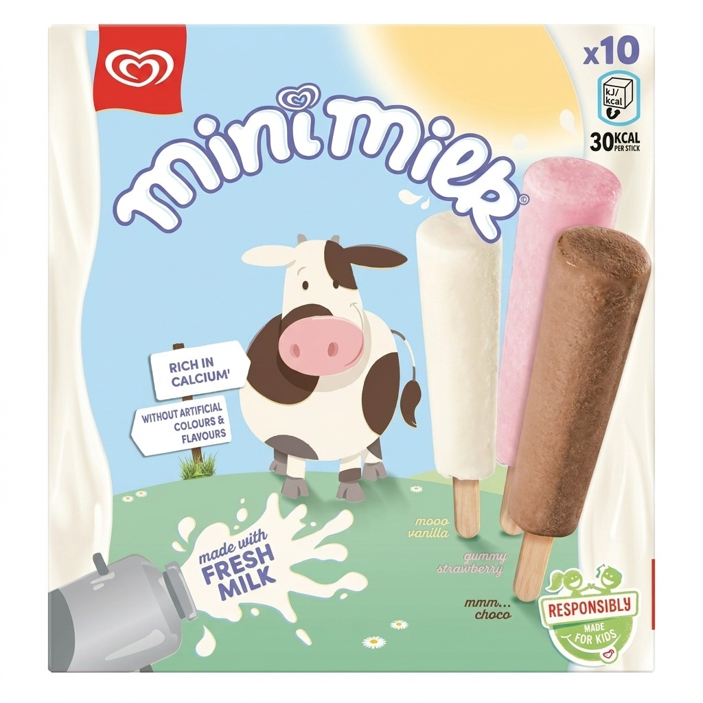Wall's Mini Milk Ice Cream 10pcs