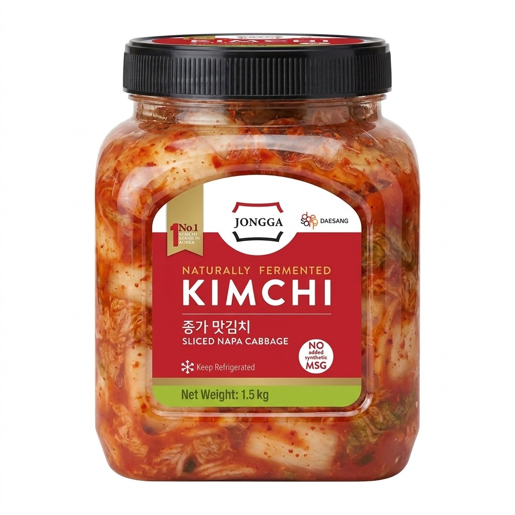 Jongga Sliced Napa Cabbage Kimchi 1.5kg