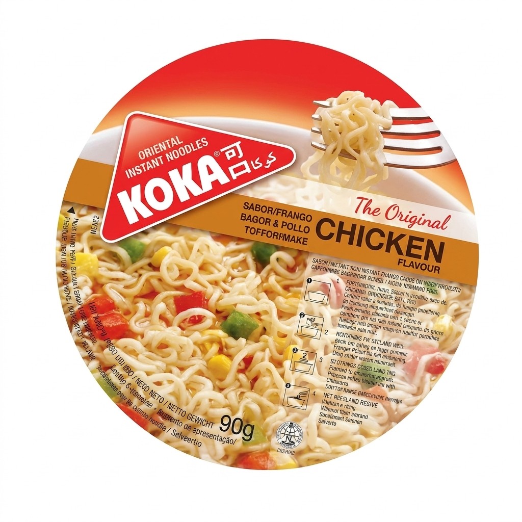 Koka Oriental Instant Noodles Chicken 90g