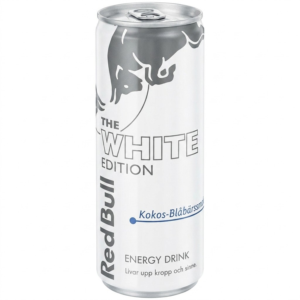 The White Edition Kokos-Blåbær 250ml Red Bull