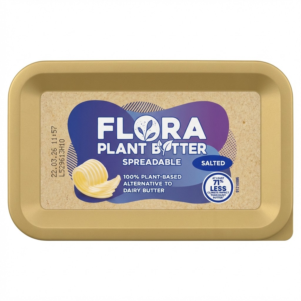 Flora Plant Butter Spreadable Salted 400g