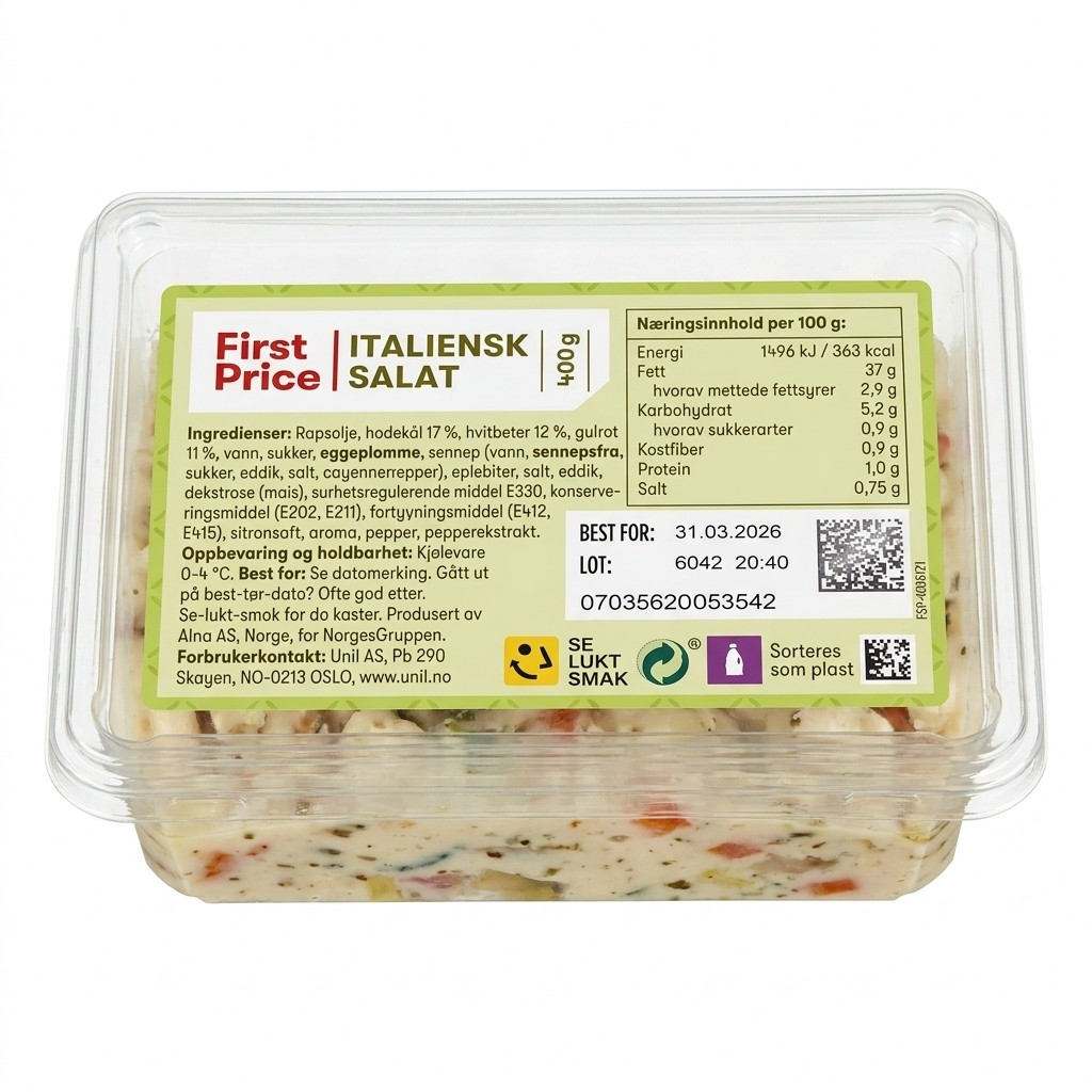 Italiensk Salat 400g First Price