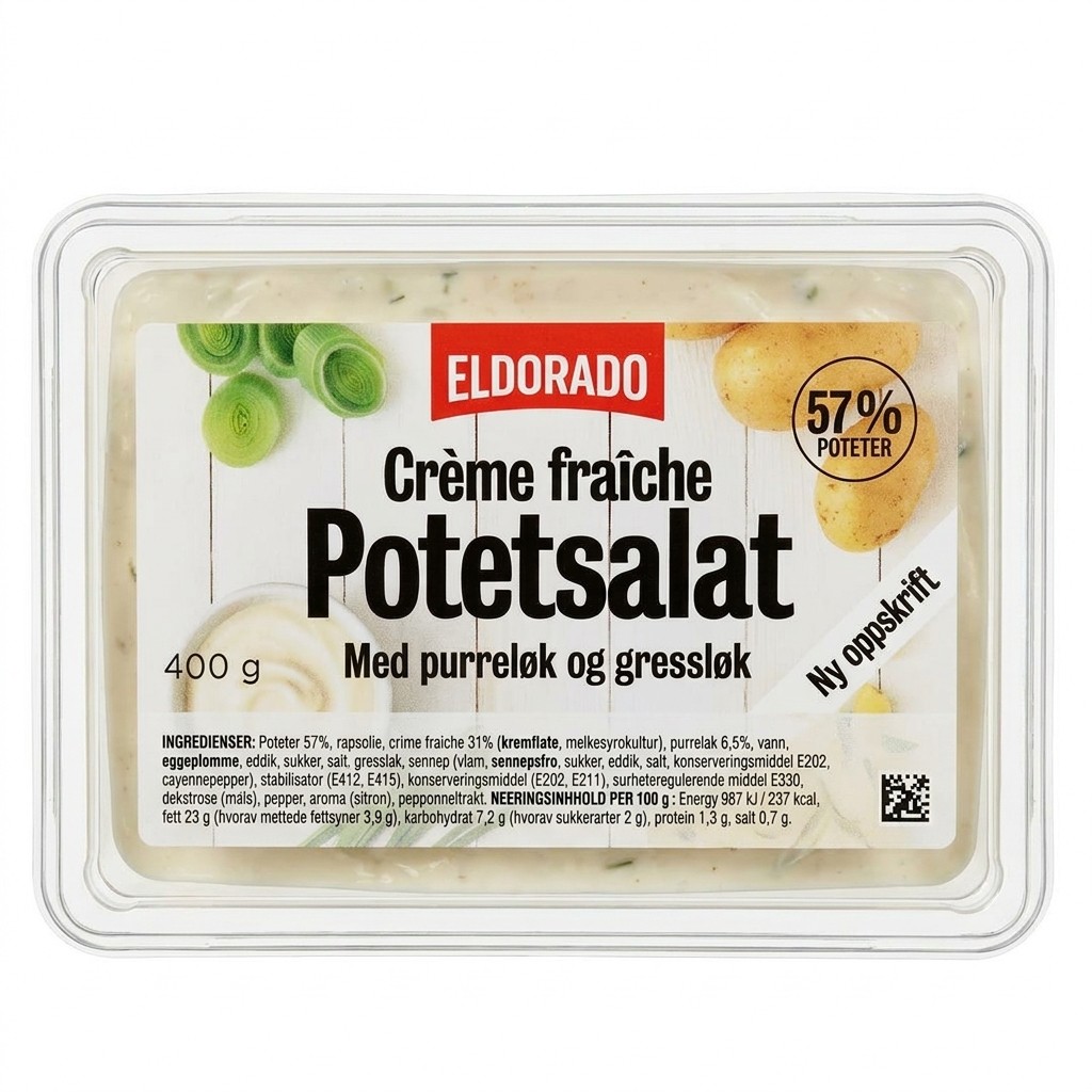 Crème fraîche Potetsalat 400g Eldorado