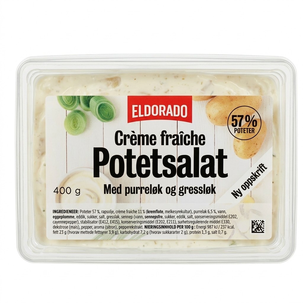 Crème fraîche Potetsalat 400g Eldorado