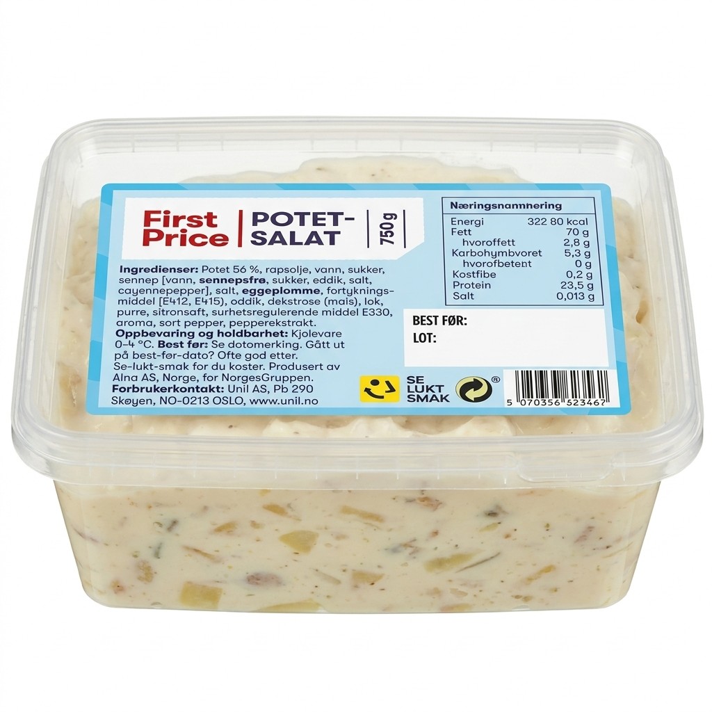 First Price Potet-Salat 750g