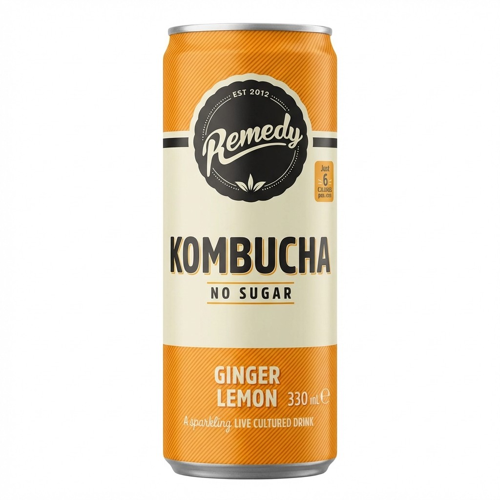Remedy Kombucha Ginger Lemon 330ml