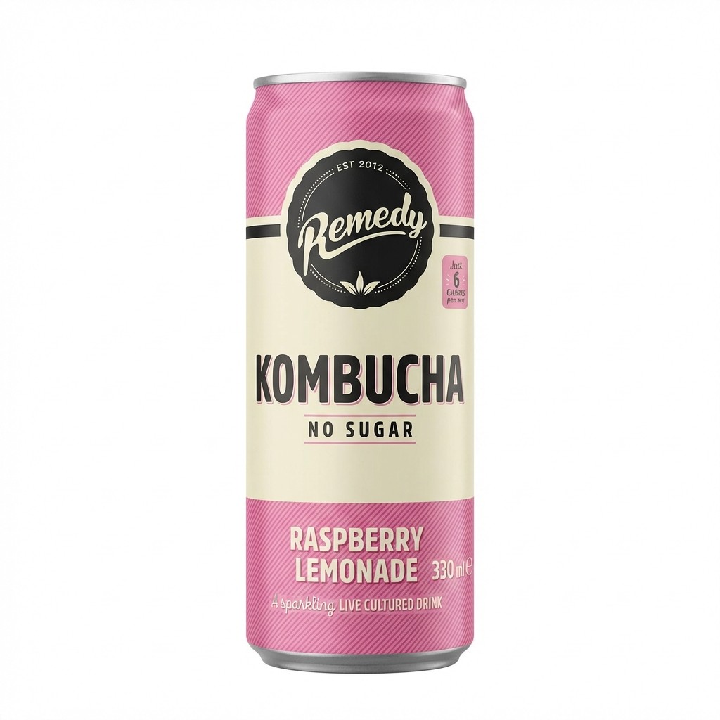 Remedy Kombucha Raspberry Lemonade 330ml
